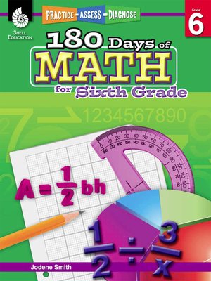 cover image of 180 Days of Math for Sixth Grade: Practice, Assess, Diagnose